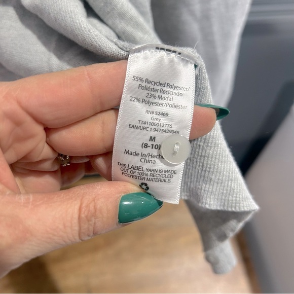 Time & Tru Gray Cardigan size M - Picture 8 of 10